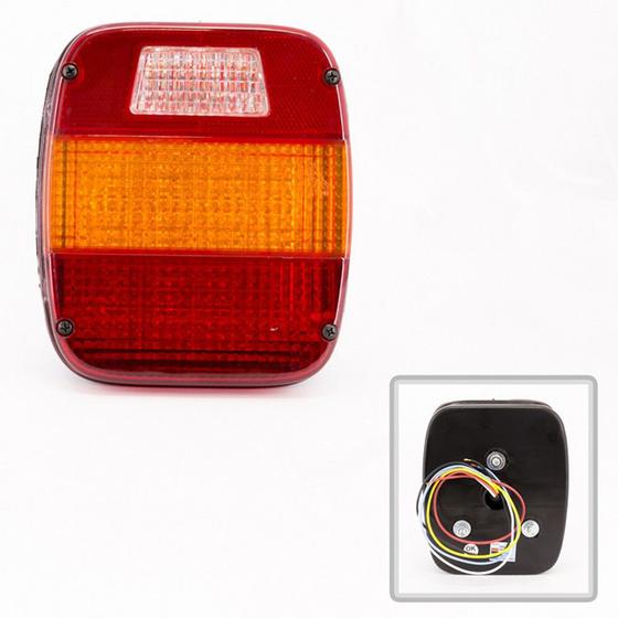 Imagem de Lanterna Traseira Led Ford Caminhão VW F350 F4000 Cargo - Pradolux