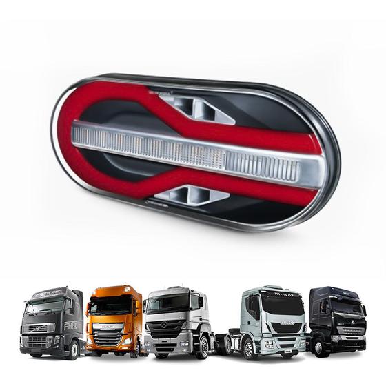 Imagem de Lanterna Traseira Módulo R B-ivolt LED Sequencial LD Ou LE