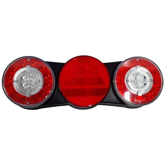 Imagem de Lanterna Traseira Motorista Braspoint IV LED 24V Vermelha