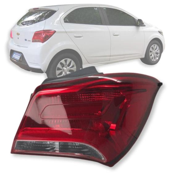 Imagem de Lanterna traseira onix lt ltz 2016 a 2019 bicolor fume ld