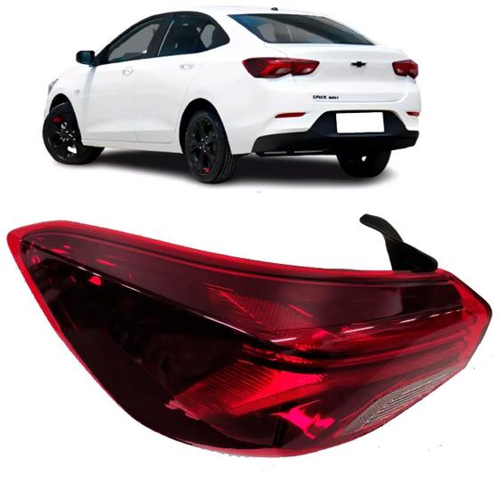 Imagem de Lanterna Traseira Onix Sedan 2020 2021 2022 Canto Sem Led