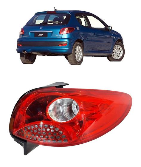 Imagem de Lanterna Traseira Peugeot 207 Hatch 2009 2010 2011 LD