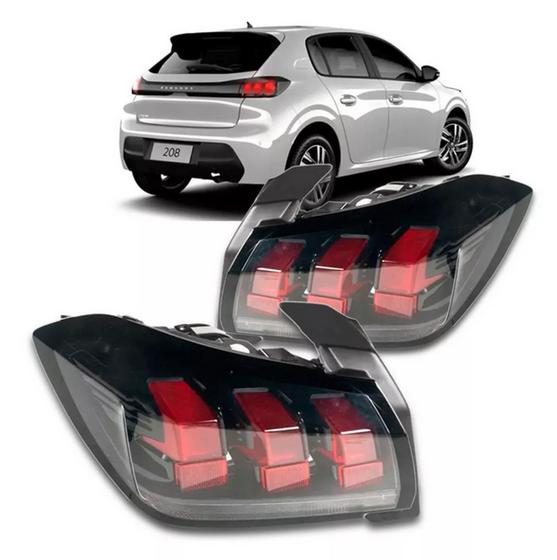 LANTERNA TRASEIRA PEUGEOT 208 2022 2023 Novo - Original Sinaleira ...