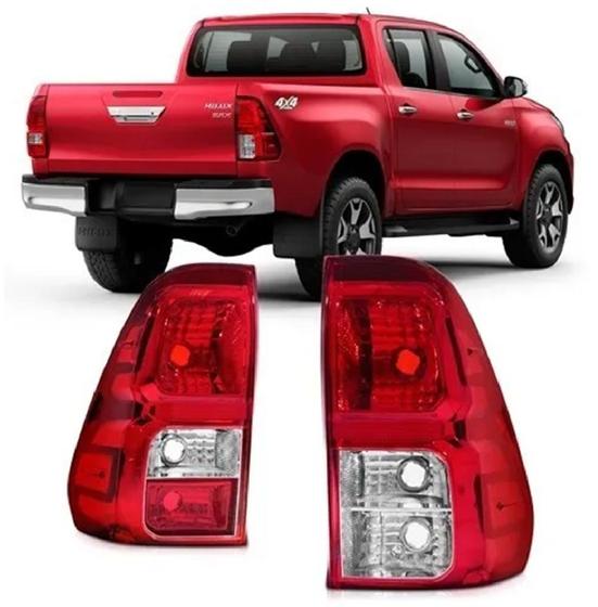 Lanterna Traseira Pick Up Hilux 2016 2017 2018 2019 2020 2021 2022 ...