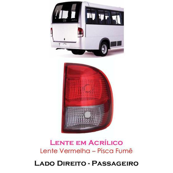 Imagem de Lanterna Traseira Posição/Freio/Direcional  - Lado Direito - Ônibus Marcopolo G6 - Silo