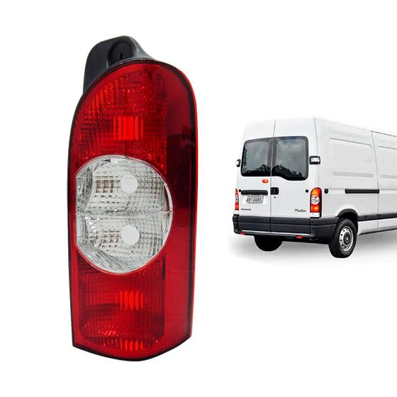 Imagem de Lanterna Traseira Renault Master 2007 2008 2009 2010 2011 2012 Rubi/Cristal