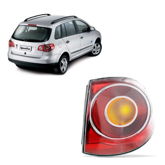 Imagem de Lanterna traseira spacefox 2006 a 2010 canto carcaca vermelha