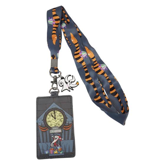 Imagem de Lanyard Loungefly Disney Jack Skellington Town Hall com cartão 