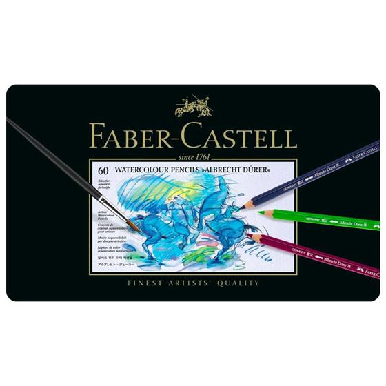 Imagem de Lapis Aquarelavel Faber Castell 60 Cores ALBRECHT DÜRER - Ref: 117560