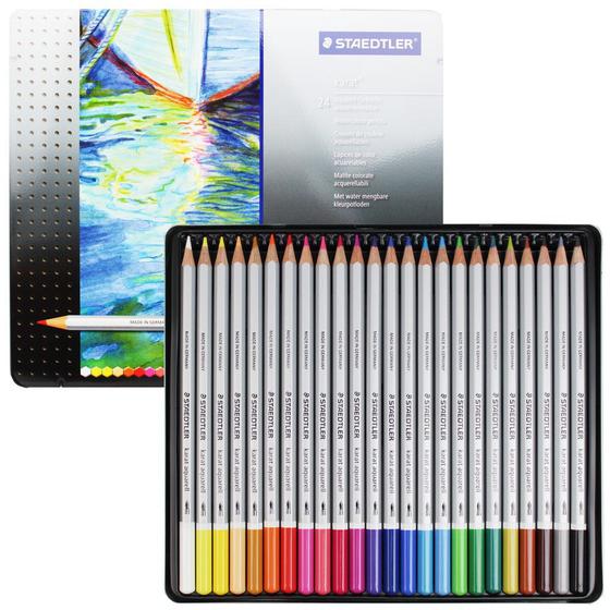 Imagem de Lápis Aquarelável Karat Staedtler 24 Cores 125M24