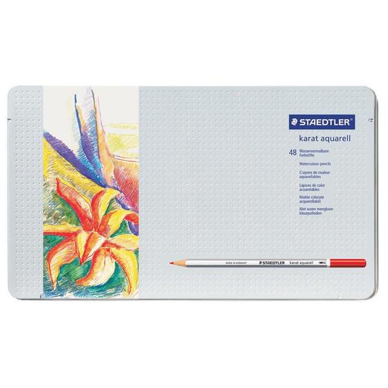 Imagem de Lápis Aquarelável Staedtler Estojo Metálico Com 4 Cores 8 125 M48 07103