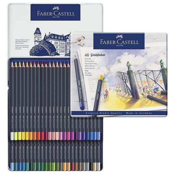 Imagem de Lápis Cor Faber Castell Goldfaber 48 Cores 114748