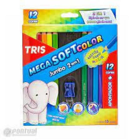 Imagem de Lapis cor mega soft jumb 12cor apontcjto