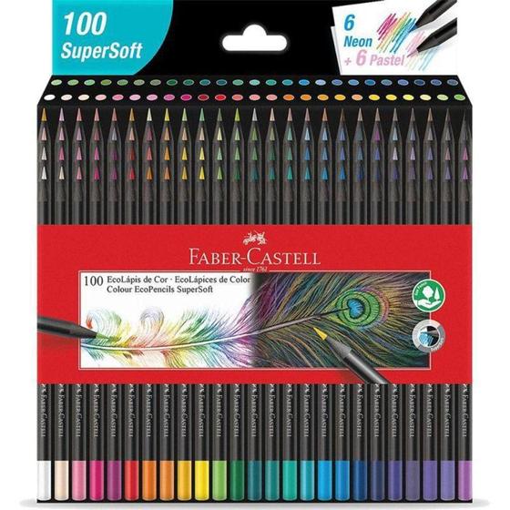 Imagem de Lápis de Cor 100 Cores Super Soft Original Faber-castell - Faber Castell