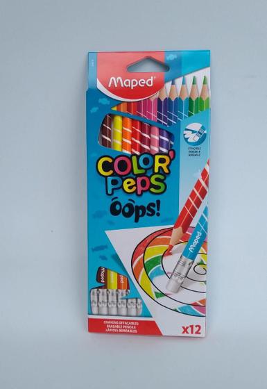 Imagem de Lápis De Cor 12 Cores Apagável Maped