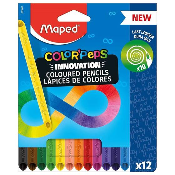 Imagem de Lápis de Cor 12 Cores Color Peps Infinity Maped