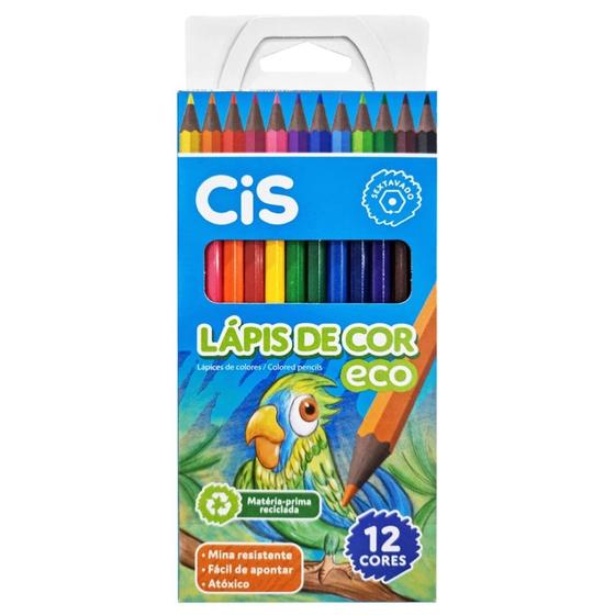 Imagem de Lápis de Cor 12 Cores Eco Cis