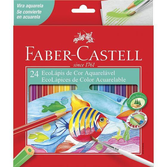 Imagem de Lápis de cor 24 cores AQUARELÁVEL Faber-Castell