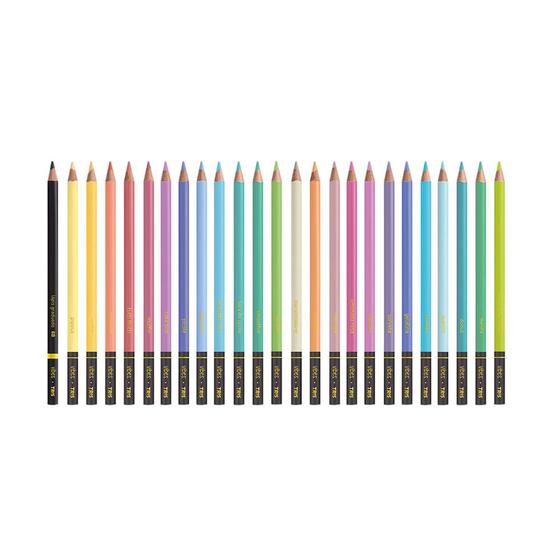 Imagem de Lápis de Cor 24 Cores Pastel Vibes - TRIS