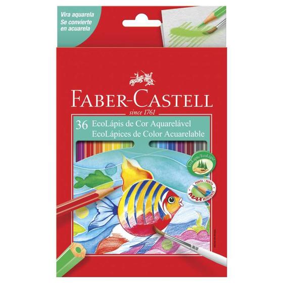 Imagem de Lapis de cor 36 cores aquarela faber castell