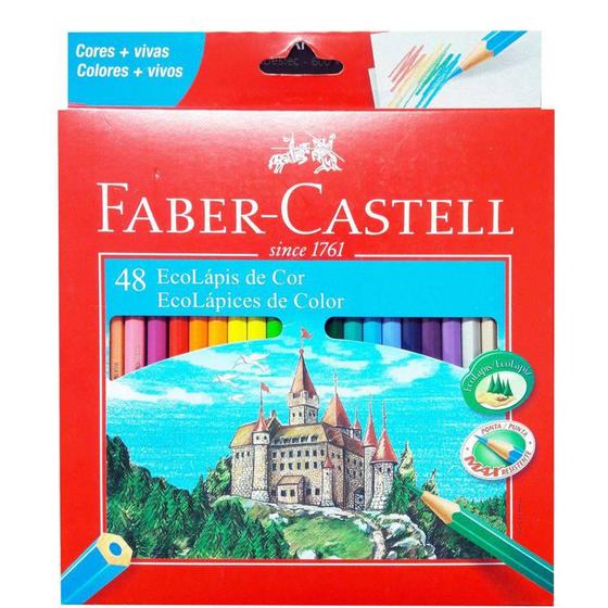 Imagem de Lapis De Cor 48 Ecolapis De Cor Faber Castell