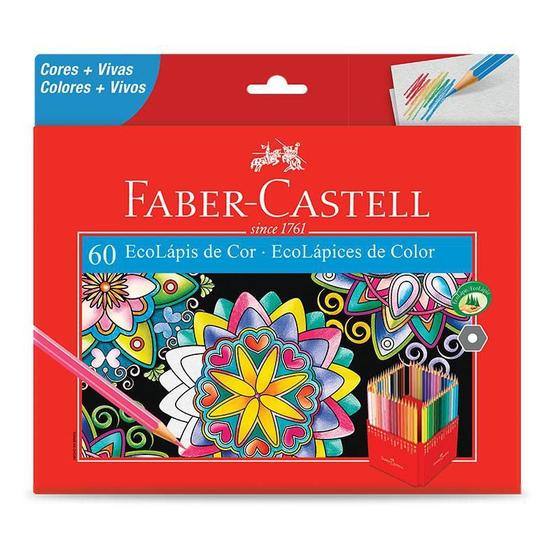 Imagem de Lápis de cor 60 cores 120160G Faber Castell