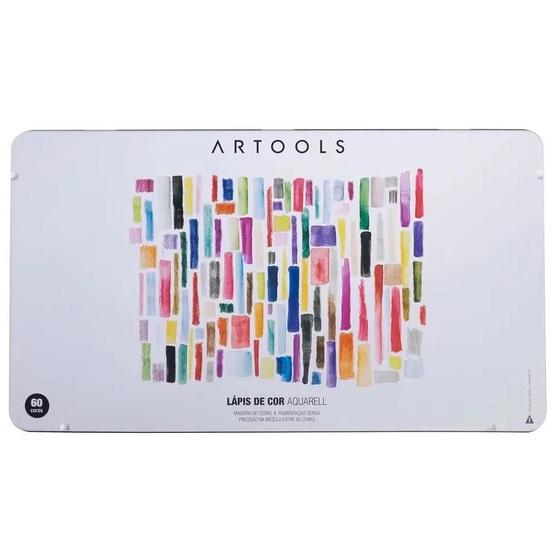 Imagem de Lápis de Cor Aquarelável Artools Aquarell C/ 60 Cores 688848