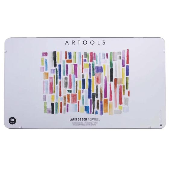 Imagem de Lápis de Cor Aquarelável Artools Aquarell com 60 Cores