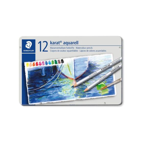 Imagem de Lápis de Cor Aquarelável Staedtler Karat 12 Cores