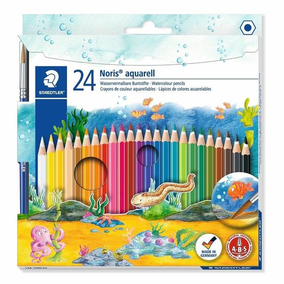 Imagem de Lápis de Cor Aquarelável Staedtler Noris Club Aquarell 24 Co