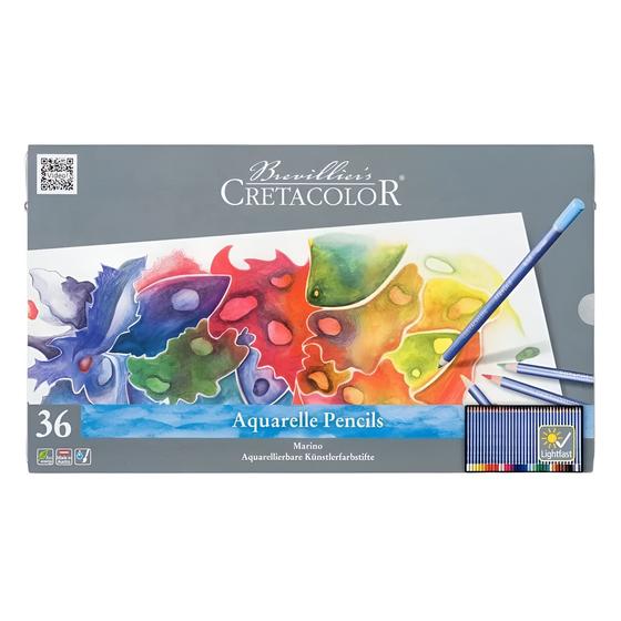 Imagem de Lápis de Cor Aquarelle Pencils Marino Cretacolor 36 Cores