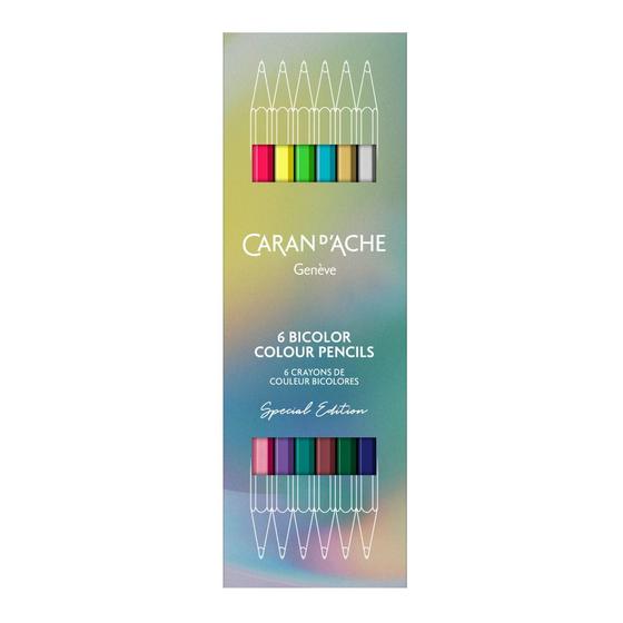 Imagem de Lápis de Cor Caran d'+Chr(39)+'Ache Prismalo Bicolor Claim Your Style 5 Ed