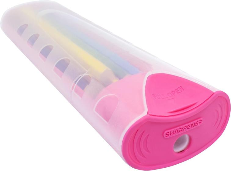 Imagem de Lápis de Cor CIS Criatic Color Case Rosa12 Cores Vibrantes