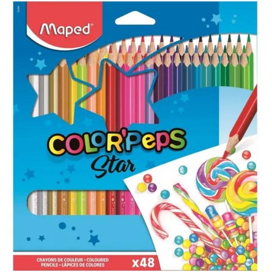 Imagem de Lápis De Cor Color'peps Star Maped 48 Cores