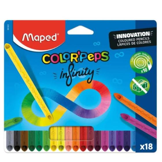 Imagem de Lapis de cor colorpeps infinity 18 cores   861622