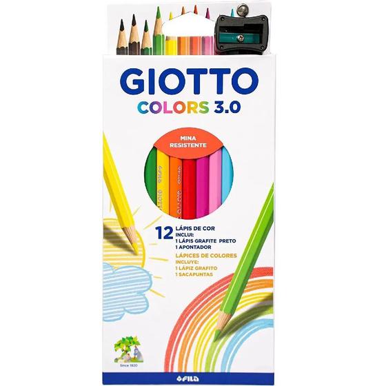 Imagem de Lápis De Cor Colors 3.0mm 12 Cores - Giotto