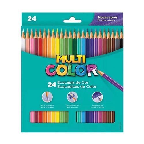 Imagem de Lápis de Cor com 10/ 12/ 24 e 36 Cores - Multicolor / WX GIFT