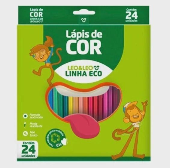 Imagem de Lápis de cor com 24 unidades