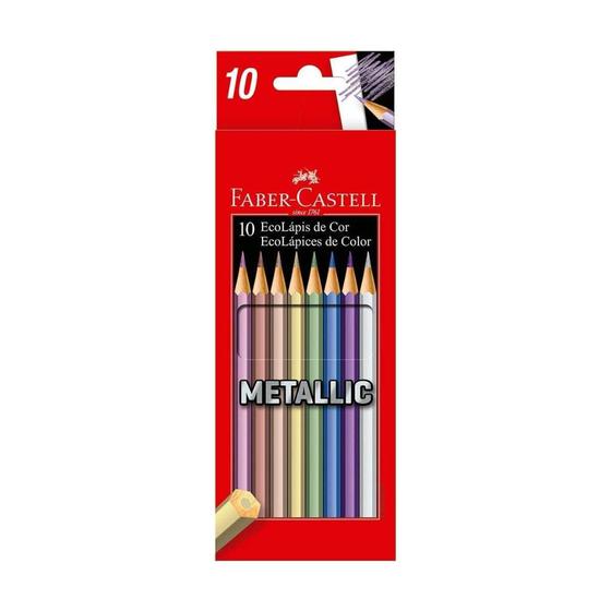 Imagem de Lápis de Cor Ecolápis Metallic 10 Cores 120410G
