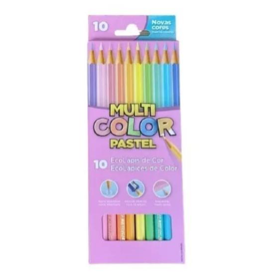 Imagem de Lápis de Cor Ecolápis Tons Pastel 10 Cores - Faber-Castell