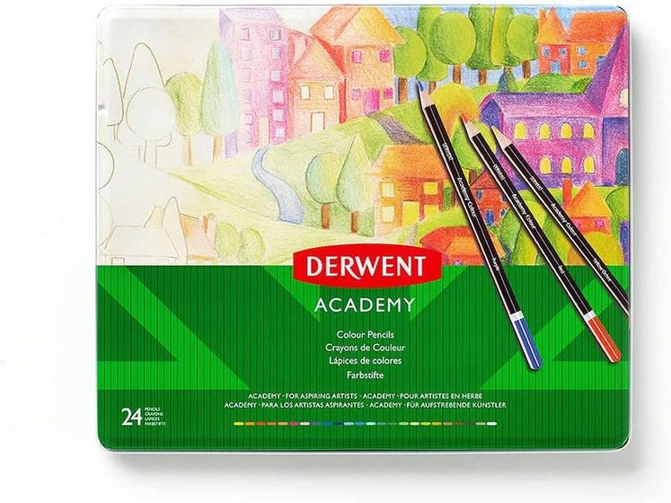 Imagem de Lapis De Cor Estojo Lata Derwent Academy