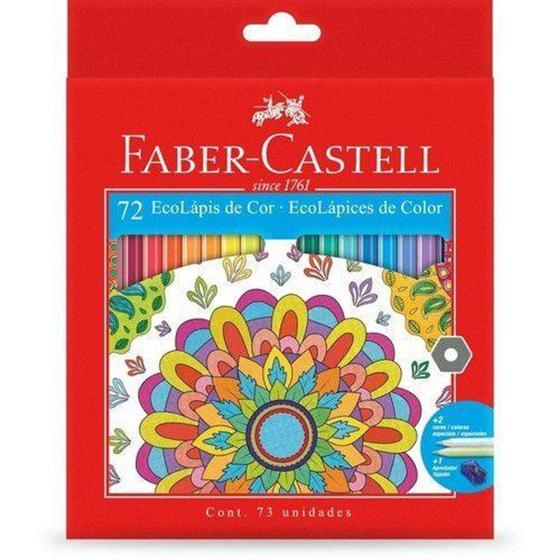 Imagem de Lapis De Cor FABER CASTELL 72 Cores Ecolapis