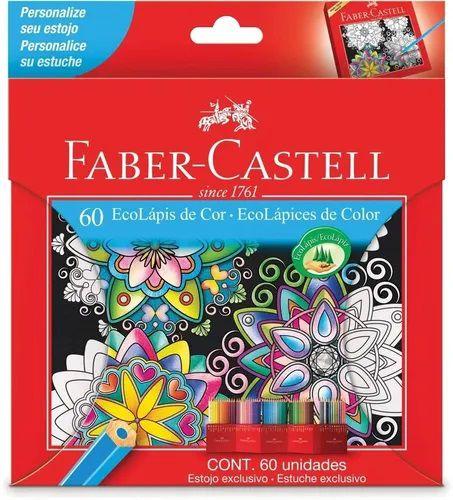 Imagem de Lápis de Cor Faber Castell EcoLápis 120160G 60 Cores Para Colorir