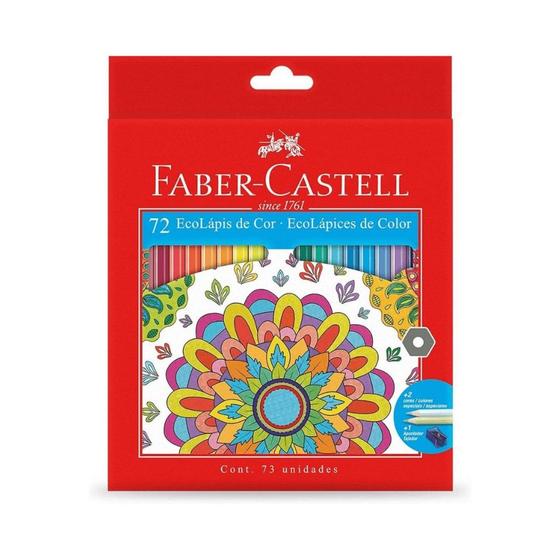 Imagem de Lápis De Cor Faber Castell Ecolápis 72 Cores