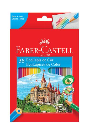 Imagem de Lápis de Cor Faber-Castell Max Resistente 36 Cores