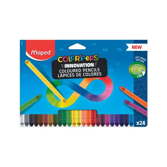 Imagem de Lápis De Cor Infinito Colorpeps 24 Cores Muito Resistente