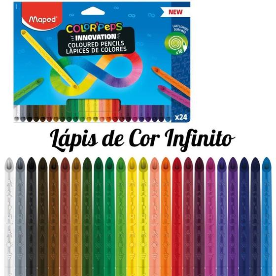 Imagem de Lápis de Cor Infinity 10x mais duravel - LÁPIS INFINITO