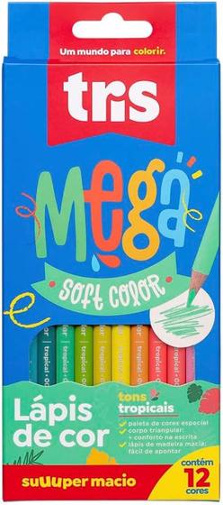 Imagem de Lapis De Cor Mega Soft Tris