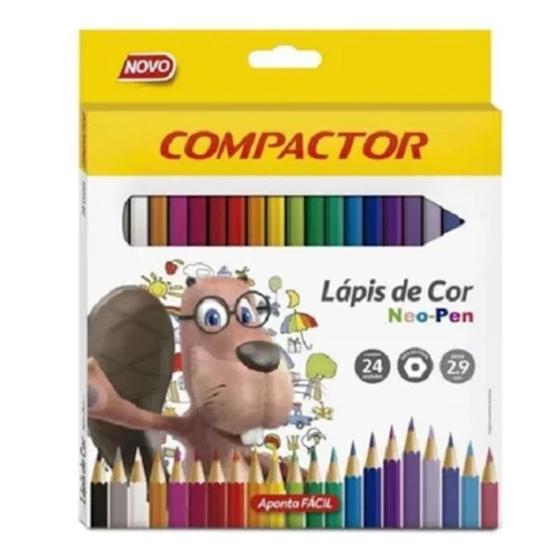 Imagem de Lapis de cor neo pen madeira 2.9 mm c/24   2056000