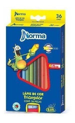 Imagem de Lapis De Cor Norma 36 Cores Com Apontador